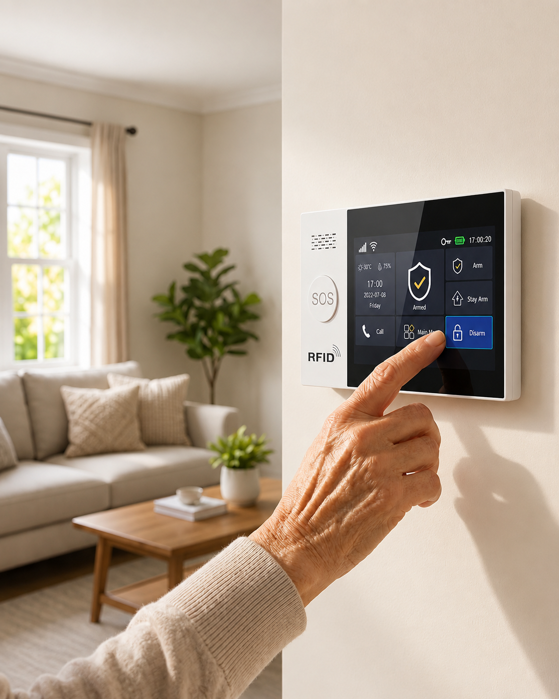 Kit Alarme Maison Connectée WiFi-4G-RFID