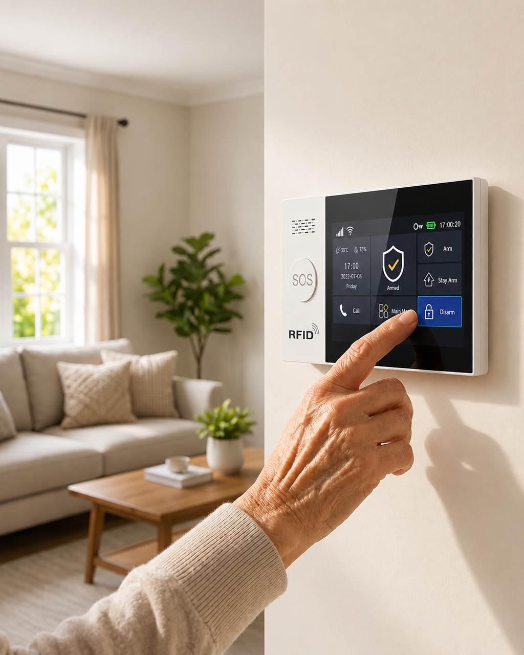 Kit Alarme Maison Connectée WiFi-4G-RFID