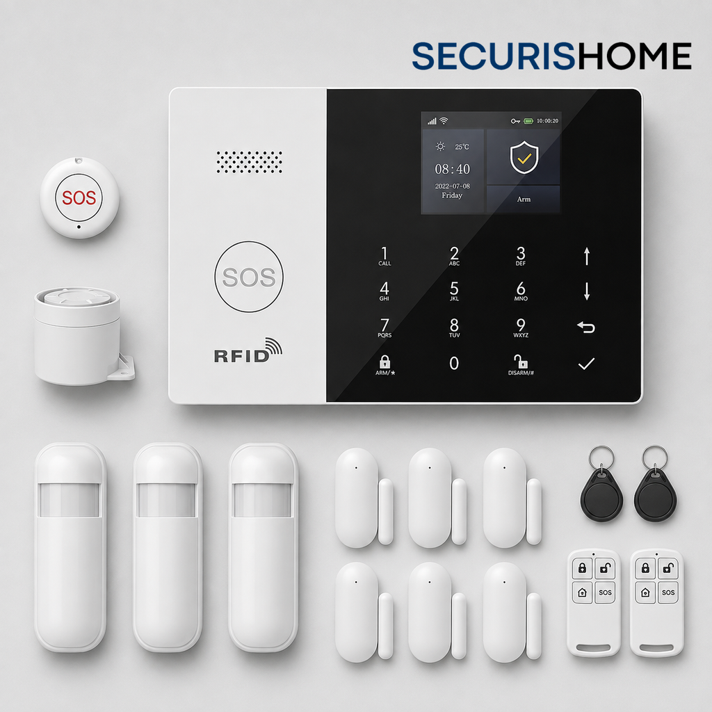 Kit Alarme Maison Connectée WiFi-4G-RFID