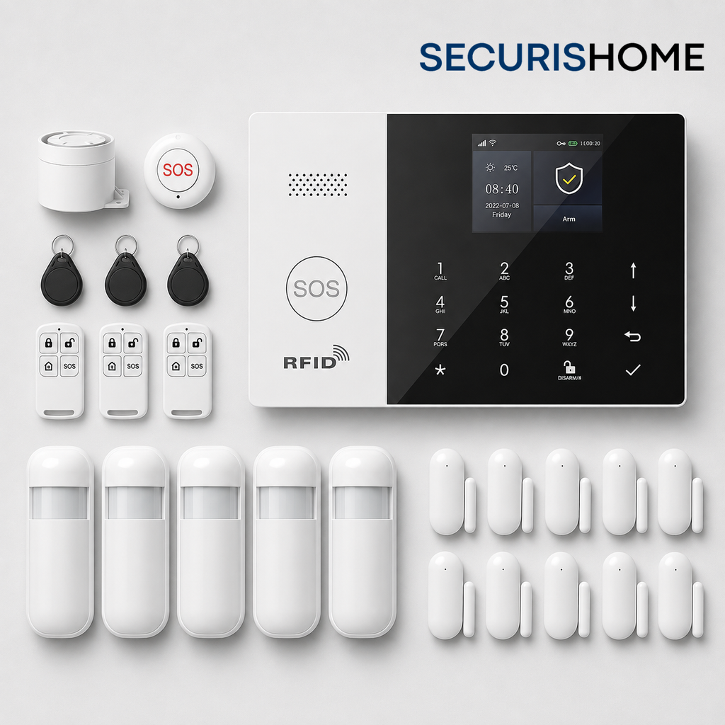 Kit Alarme Maison Connectée WiFi-4G-RFID