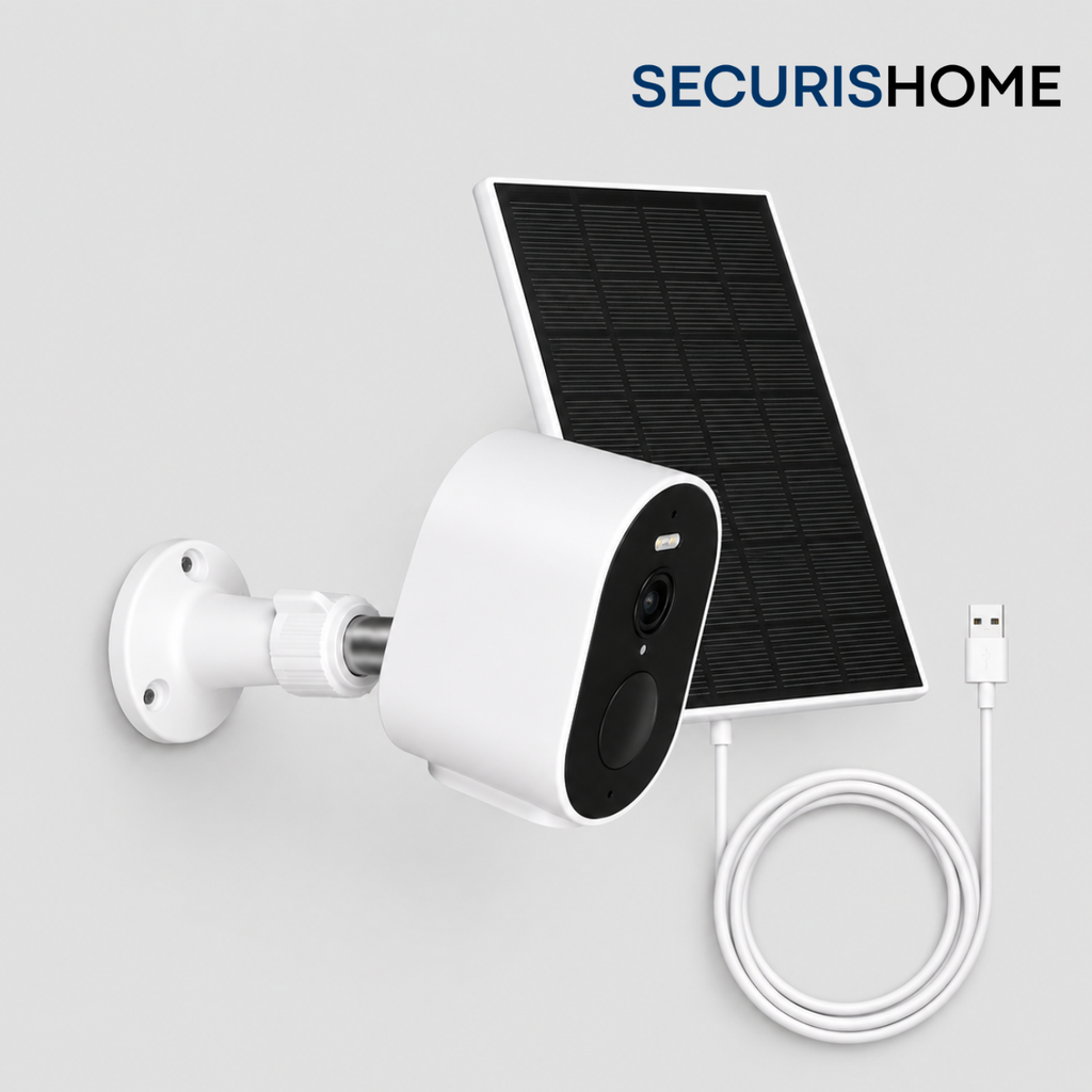 Caméra de Surveillance solaire extérieur 2K